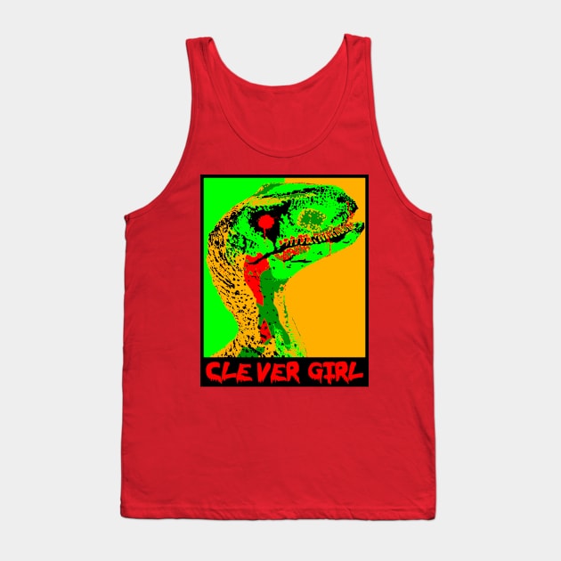 Night of the Living Raptor Tank Top by SimplyMrHill